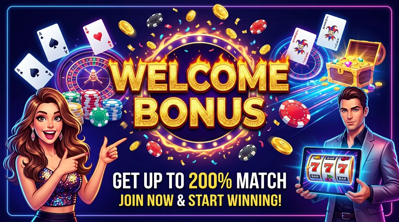 Mega welcome bonus
